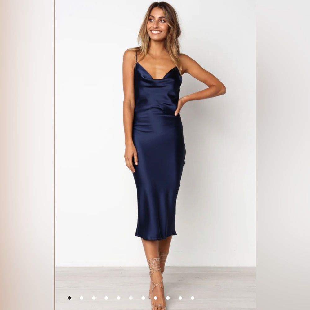 PETAL & PUP PRESIA DRESS NAVY